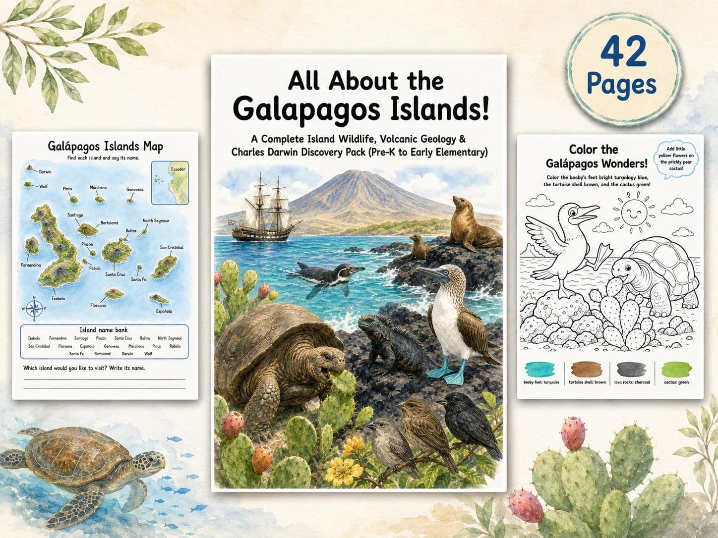 Galapagos Islands Printable